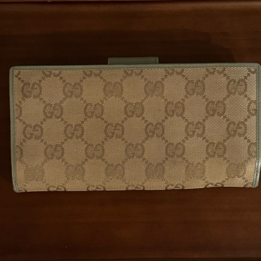 Gucci Long Wallet — Jacquard & Leather - Picture 2 of 9
